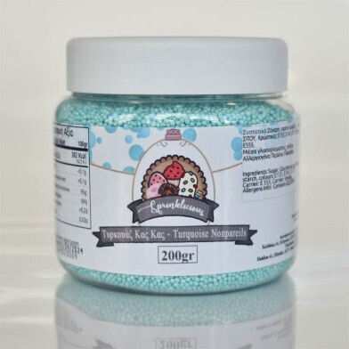 Sprinklicious Türkis Nonpareils 200g E171 frei