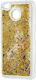 Forcell Liquid Glitter Back Cover Silicone / Plastic Beige (Huawei Y6 2018)