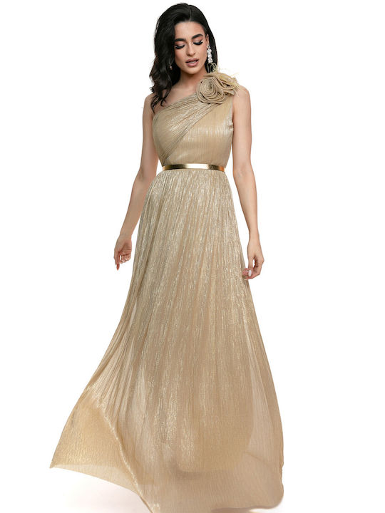 RichgirlBoudoir Maxi Evening Dress Gold