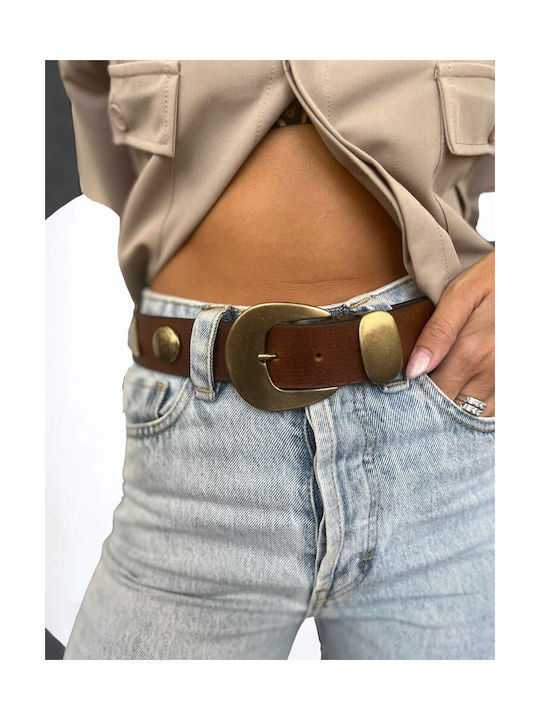 Venturi Leather Women's Belt Brown