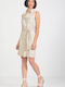 Tweet With Love Rochie cu cămașă Rochie Beige