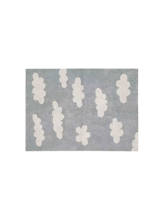 Lorena Canals Clouds Handmade Kids Rug Cotton G...