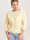 Figl Damen Pullover Yellow