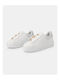 Adidași Flatforms Pentru Femei Alb