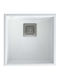 Quadron Ένθετος Νεροχύτης Inox Μ42xΠ42cm Λευκός