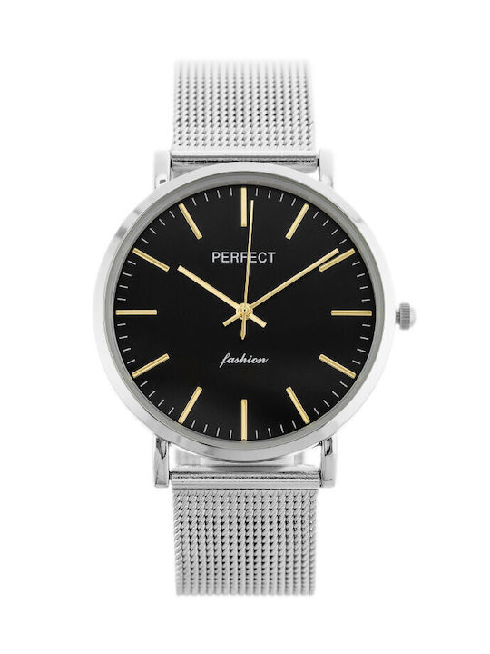 Perfect Watch with Silver Metal Bracelet