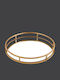 La Vista din Metal Auriu 1buc