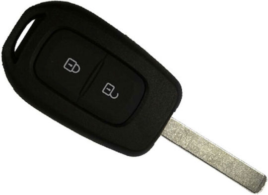 Renault Κέλυφος Κλειδιού Αυτοκινήτου με Λάμα με 2 Κουμπιά για Dacia
