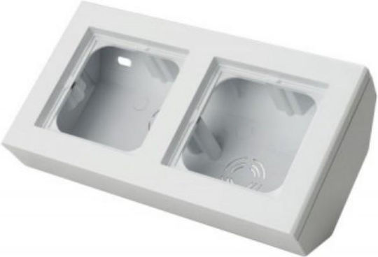 Ospel Switch Box 2 Positions in White Color PNP-2RN/00