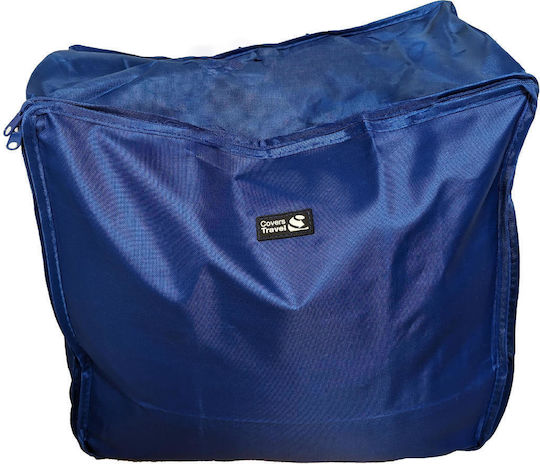 Plastic Sac de Depozitare pentru Haine în Culoare Albastru 36x36x10cm 1buc