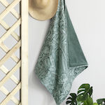 Nima Green Cotton Beach Towel 160x90cm