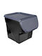 Vilde Vază Utilizare Generală Cu Capac Plastic Negru 27.5x26x34cm