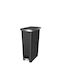 Coș de Gunoi Plastic cu Pedală Negru 45lt 1buc
