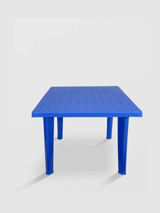 Πλαστικό Τραπέζι Εξωτερικού Χώρου Blue 90x90x75εκ.