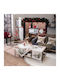 Teoran Set Christmas Tablecloths Square Fabric 2pcs