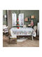 Teoran Christmas Tablecloth Fabric L140xW180cm.