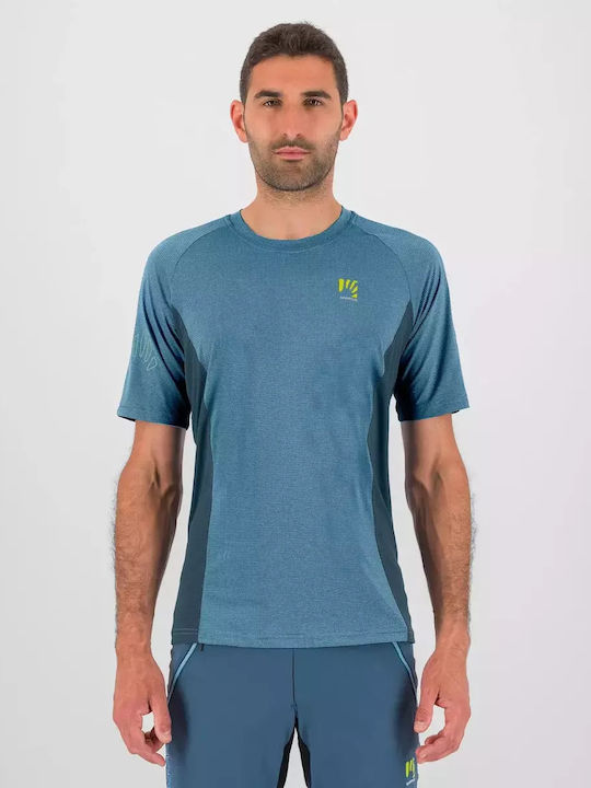 Karpos Outdoor Bărbați T-shirt Sportiv cu Mânecă Scurtă Albastru