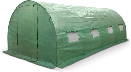 Seră Tunel cu Cadru Metalic 4x2.5x2m