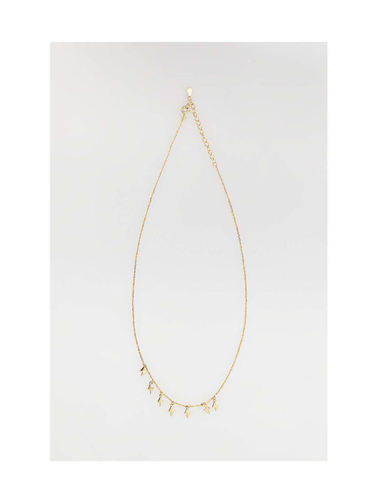 Answear Lab Gold Plated Silver Necklace Bi14.db