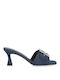 Exe Heel Mules Blue