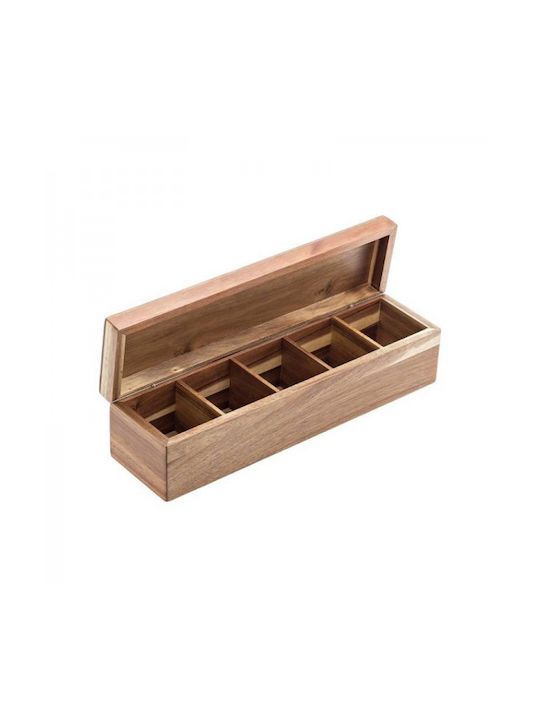 Leone Lemn Cutie de Depozitare cu Capac 39x10.2x10cm 1buc