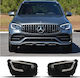 Front-Scheinwerfer-Set Mercedes-Benz GLC C253/X253 Upgrade Facelift Look 20210-2021 Schwarz Voll-LED DRL Motor
