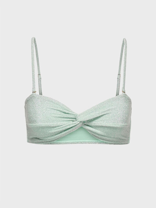 Only Bikini Swim Top Turquoise