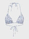 Triangle Bikini Top with Adjustable Straps Multi