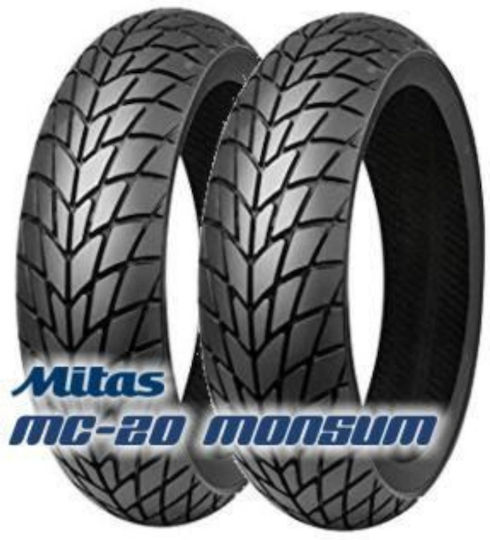 Mitas Mc-20 Monsum Λάστιχο Scooter με Διάσταση 3.5-10 51P για Μπροστά / Πίσω Tubeless
