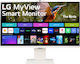 LG MyView 32SR85U-W IPS HDR Smart Monitor 31.5" 4K 3840x2160 με Χρόνο Απόκρισης 5ms GTG
