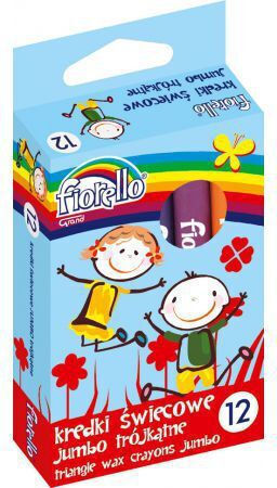 Dreieckige Stifte Jumbo 12 Farben Fiorello