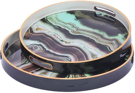 Zaros Tavă Decorativă Rotundă 2buc