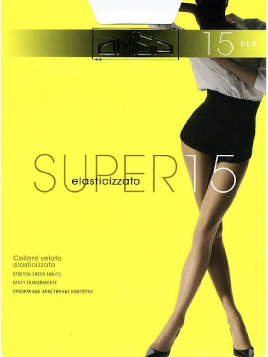 Omsa Super 15 Ciorapi dama Fumo