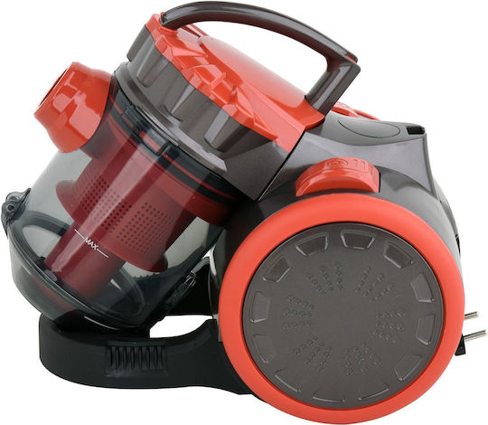 Lund 67091 Staubsauger 700W Beutellos 1.5Es Rot