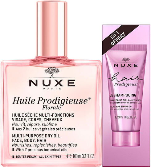 Nuxe Huile Prodigieuse Floral Σετ Περιποίησης για Ενυδάτωση 2τμχ