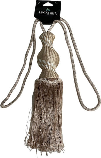 My Home Luxury Tie-Back made of Fabric Beige 1pcs
