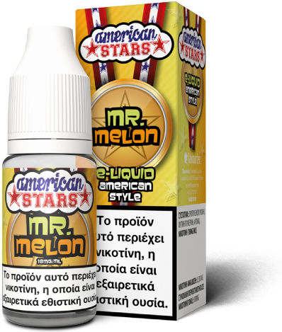 American Stars Έτοιμο Υγρό Αναπλήρωσης Melon 3mg 10ml