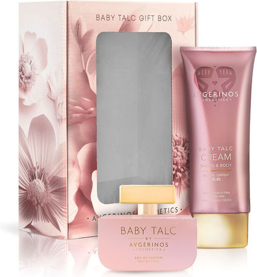 AVGERINOS Baby Talc Damen Set mit Body Lotion 2Stück