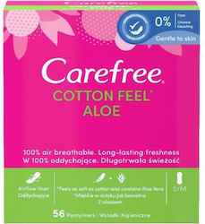 CareFree Cotton Feel Panty Liners 56pcs