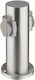 Solight Einzeln Steckdose Wasserdicht Silber
