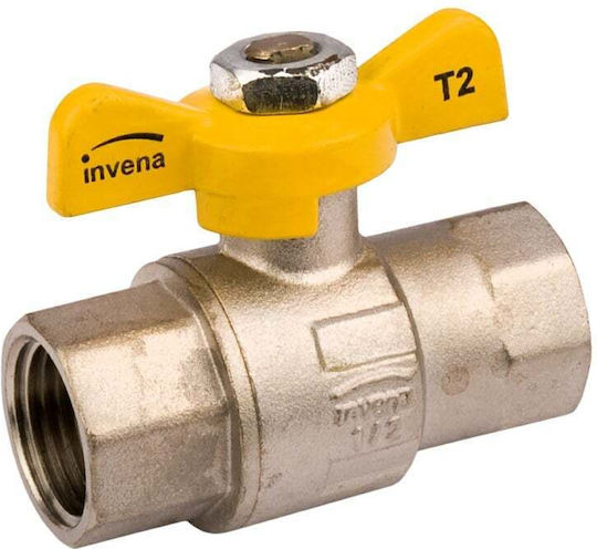 Invena Βάνα / Διακόπτης 1/2" Θηλυκό