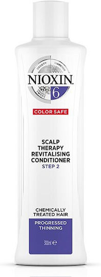 Nioxin System 6 Scalp Revitaliser Balsam Menținerea Culorii pentru Vopsit Păr 300ml