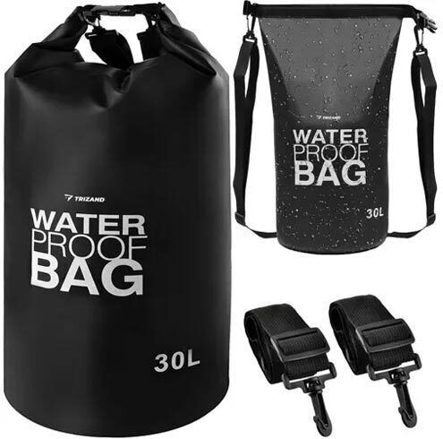Trizand Waterproof Bag Shoulder Bag Black
