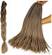 Carnival Wig with Braids Blond 60cm