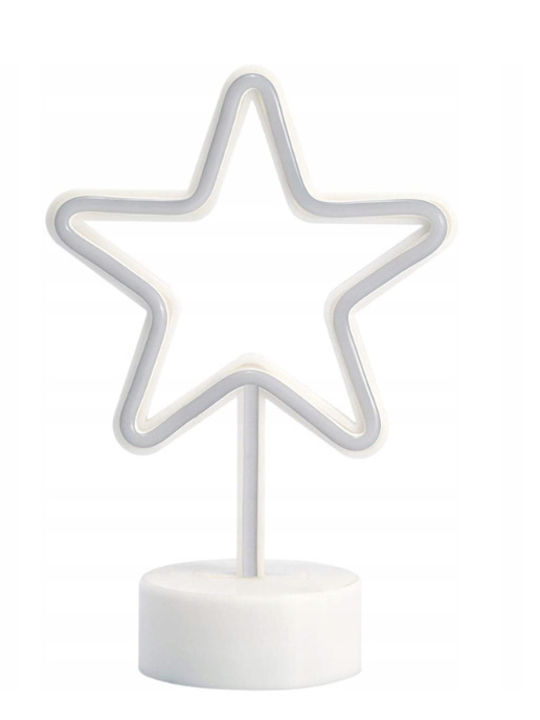 Beleuchtet Weihnachtliche Figur Unterschrift Weiß