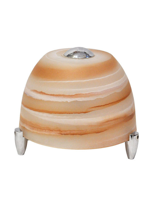 Viokef Table Lamp with Silver Shade and Base