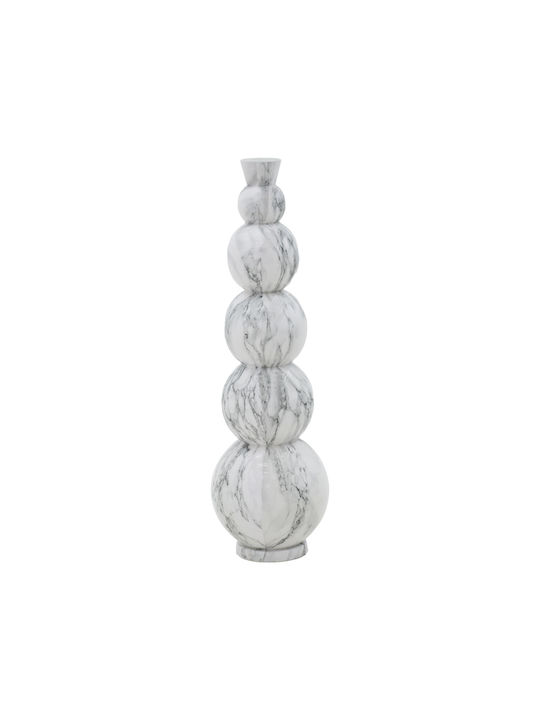 Inart Decorative Vase White 26x26x87cm