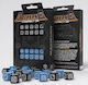 Fortress Compact D6 Dice Set Black&blue 20