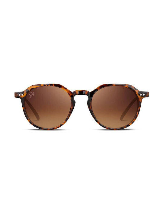 Twig Mailer Sonnenbrillen mit Braun Schildkröte Rahmen und Braun Verlaufsfarbe Linse MAI03