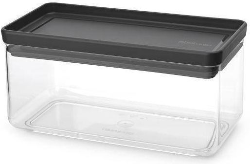 Brabantia Кутия за Обща Употреба с Капак Стъклена Сива 1500ml